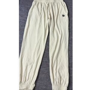 YoungLA Pump Cover Joggers Mens L Off White color Sweatpants Gym Workout